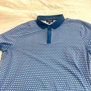 Gently used ( worn under 3x ) Men’s Express Patterned Polo